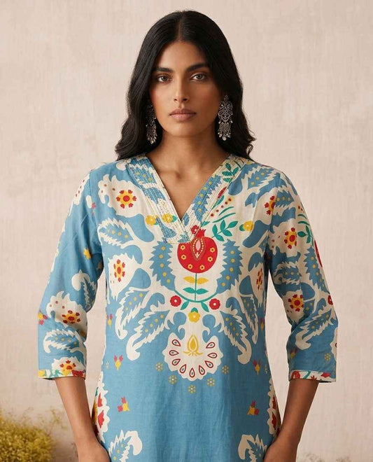 Pure Muslin Only kurta Set MOK013