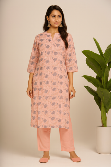 Angrakha Two Piece Pure Cotton Pant Sets Collection  FL0188