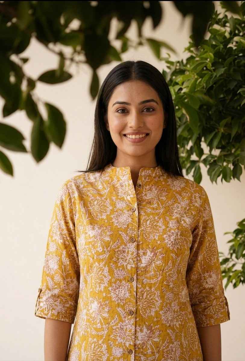 Pure Cotton Two Piece Pant Set