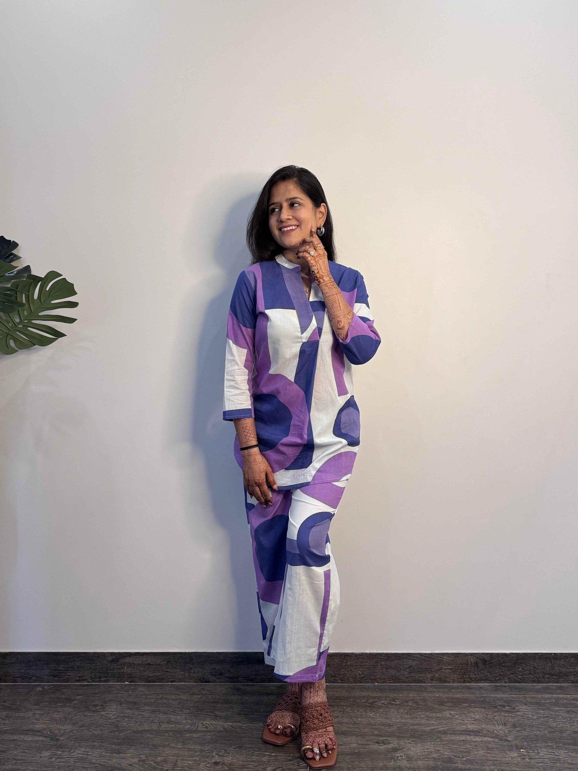 Abstract print Co Ord Set CS0022