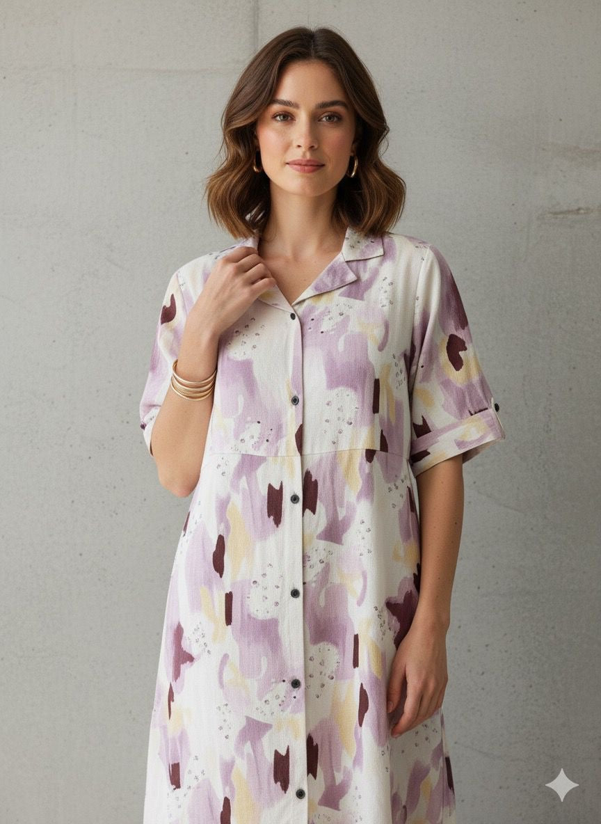 Cotton Flex One Piece Dress SD022