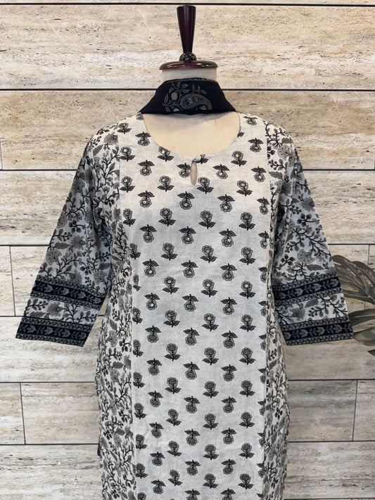Printed Cotton Dupatta Set
