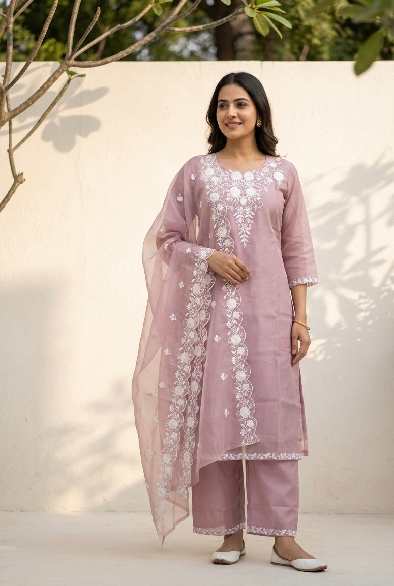 Pure Chanderi Dupatta Set