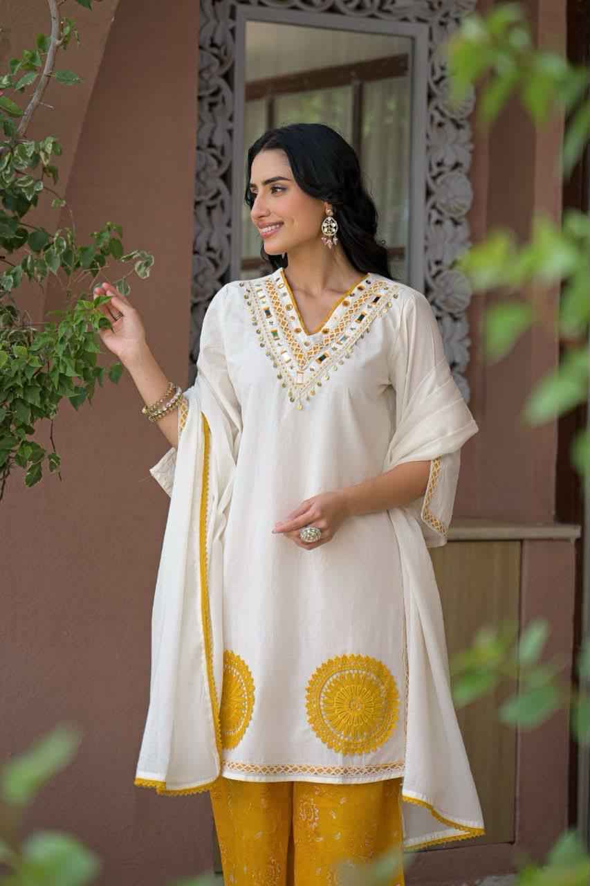 Pure Cotton Dupatta Set CS0378