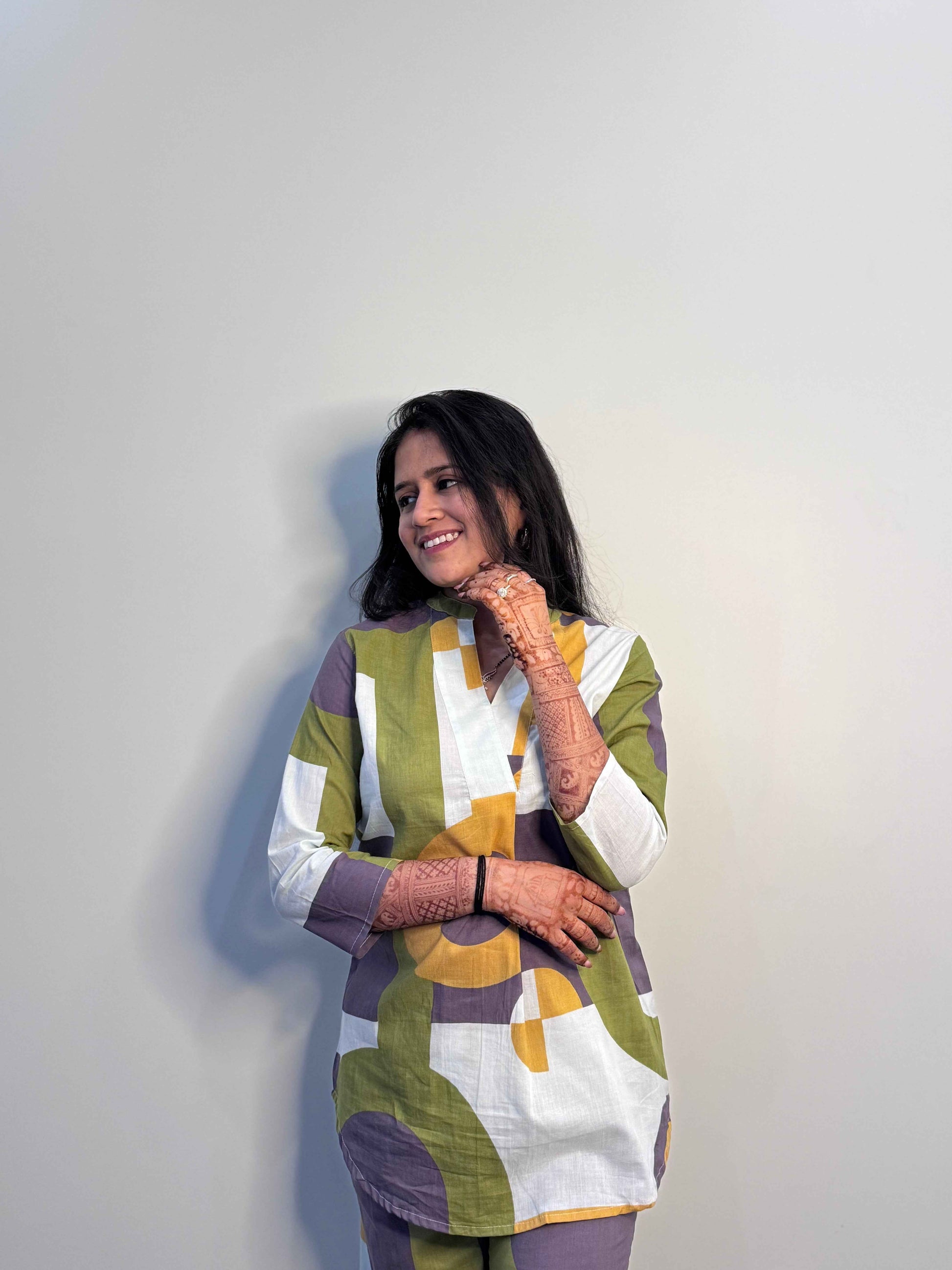 Abstract print Co Ord Set CS0025