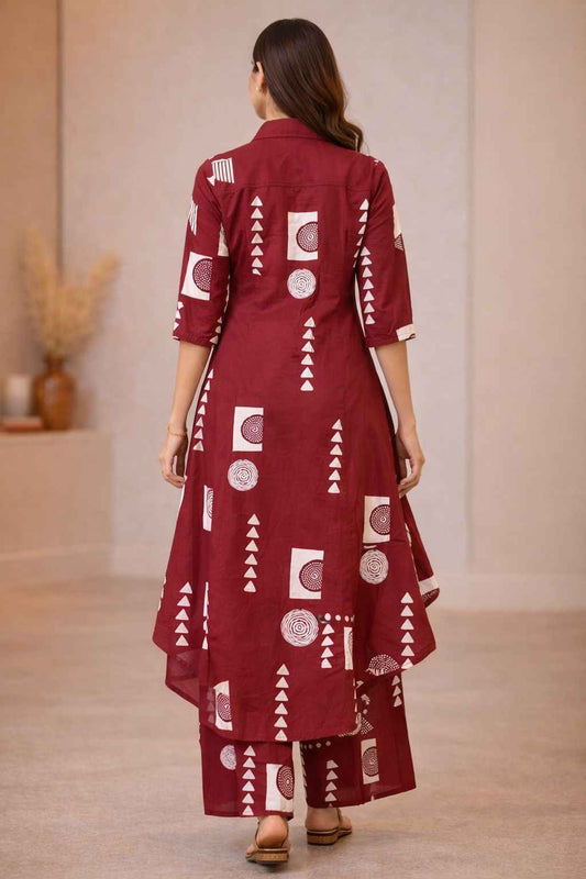 New Premium Cotton A-Line Co Ord Sets COS099