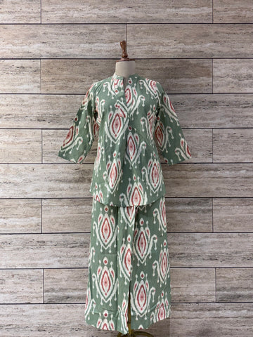 Ikkat Print Co Ord Set FL0135