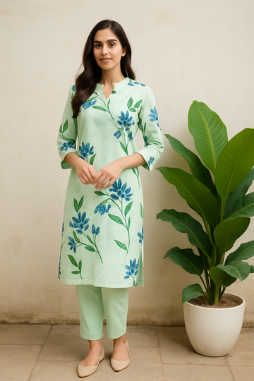 Angrakha Two Piece Pure Cotton Pant Sets Collection LC052