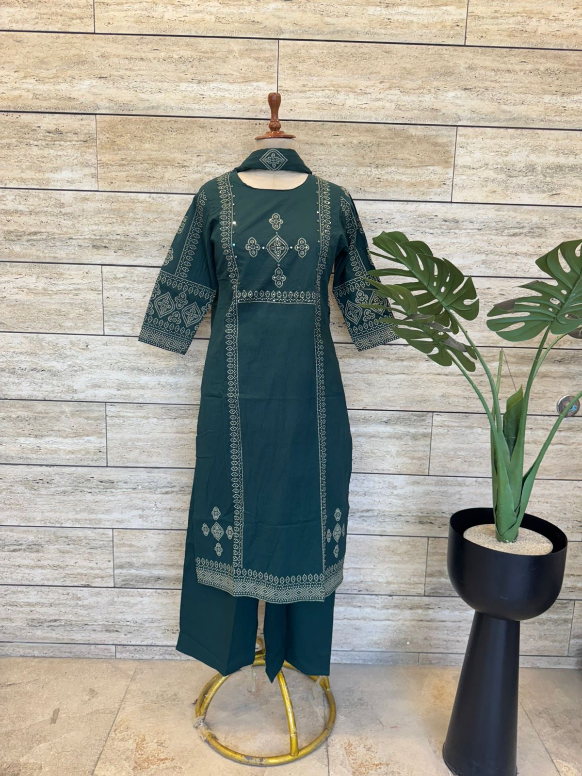 Pure Cotton Dupatta Set