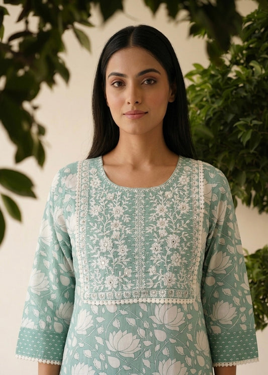Pure Cotton Only Single Kurta Set 46