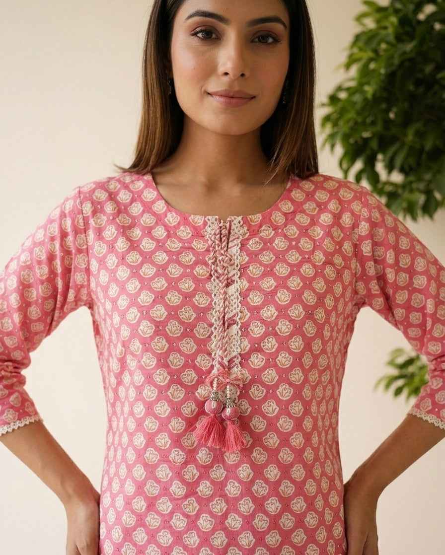 Pure Cotton Only Single Kurta Set