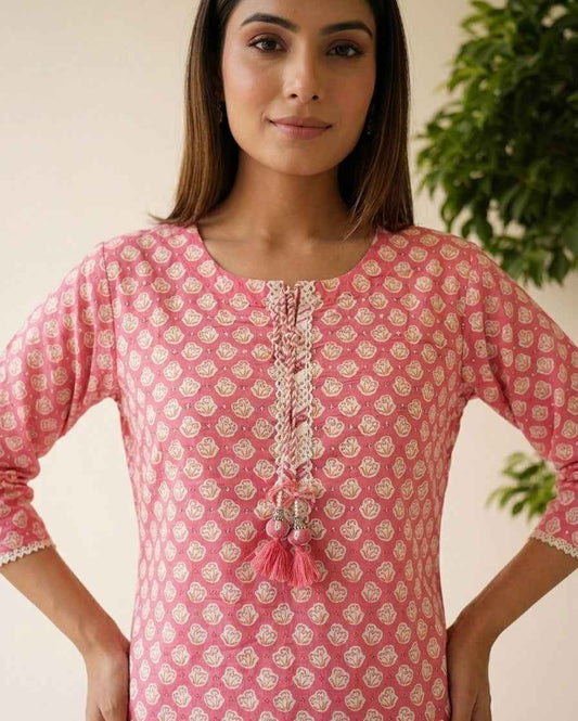 Pure Cotton Only Single Kurta Set