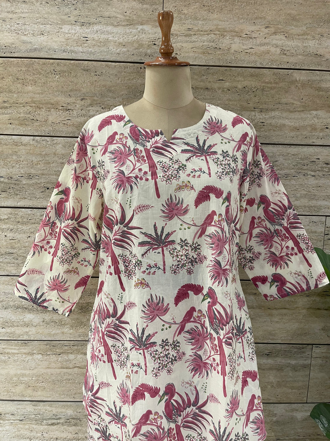 Pure Cotton Floral Print Co Ord Set Plus Size COS007