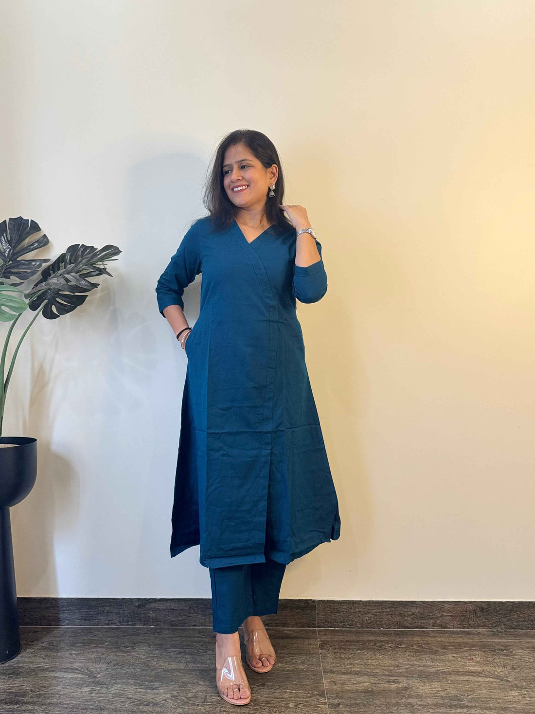 Pure Cotton A Line Pant Sets