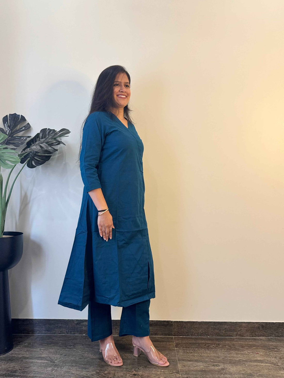 Pure Cotton A Line Pant Sets