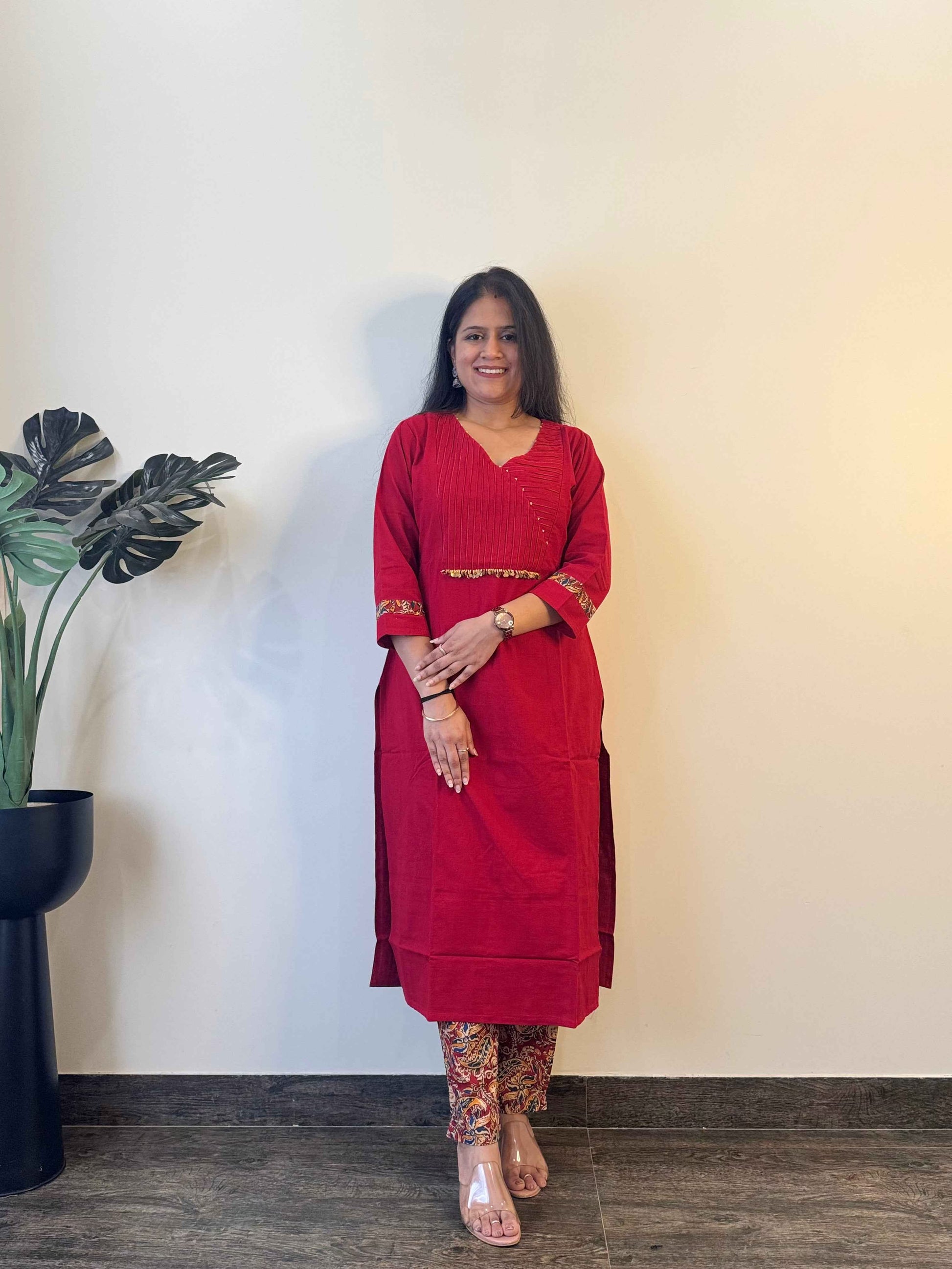 Cotton Flex Solid Base Dupatta Set