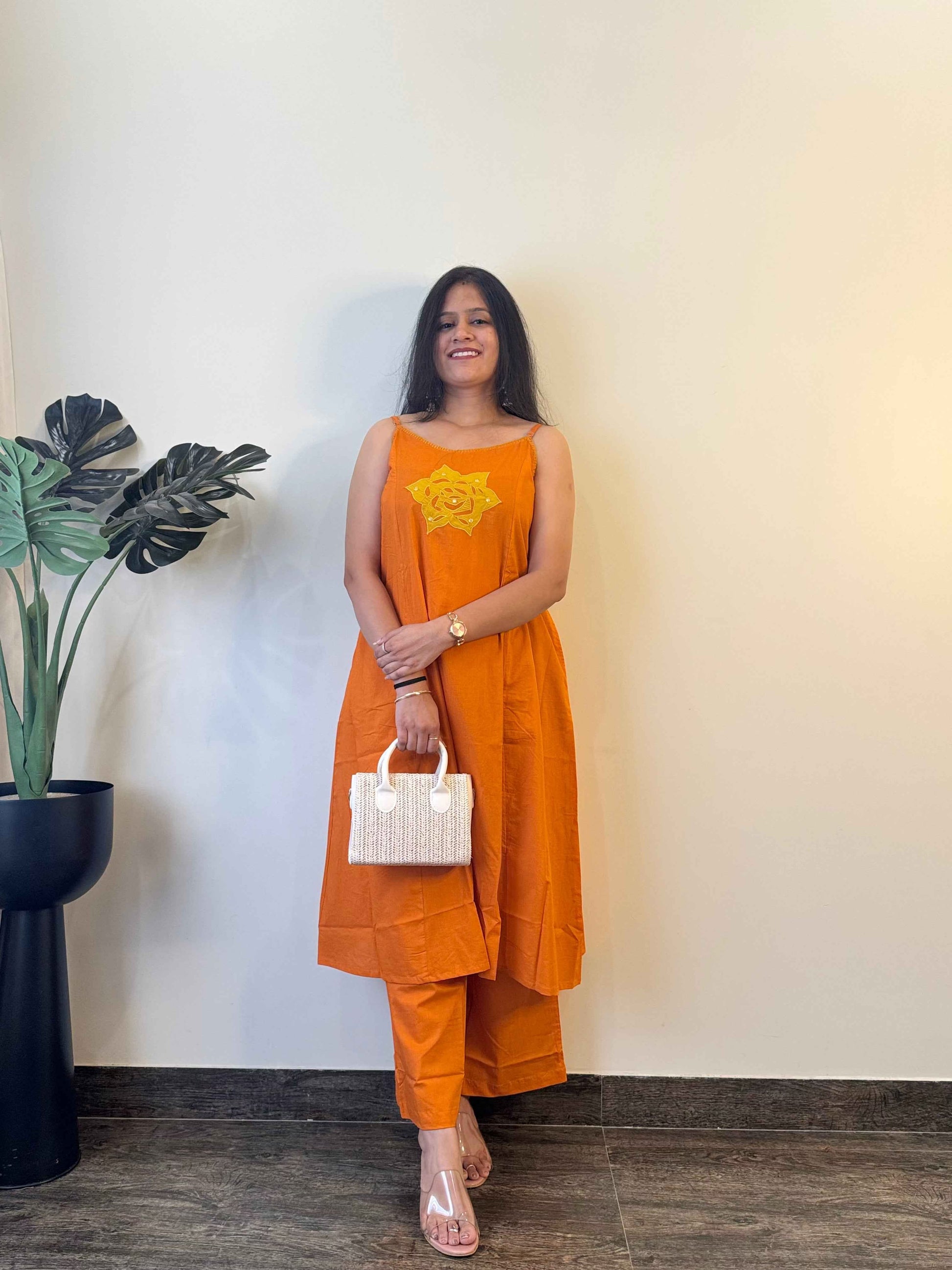 Pure Cotton Sleevless Pant Sets