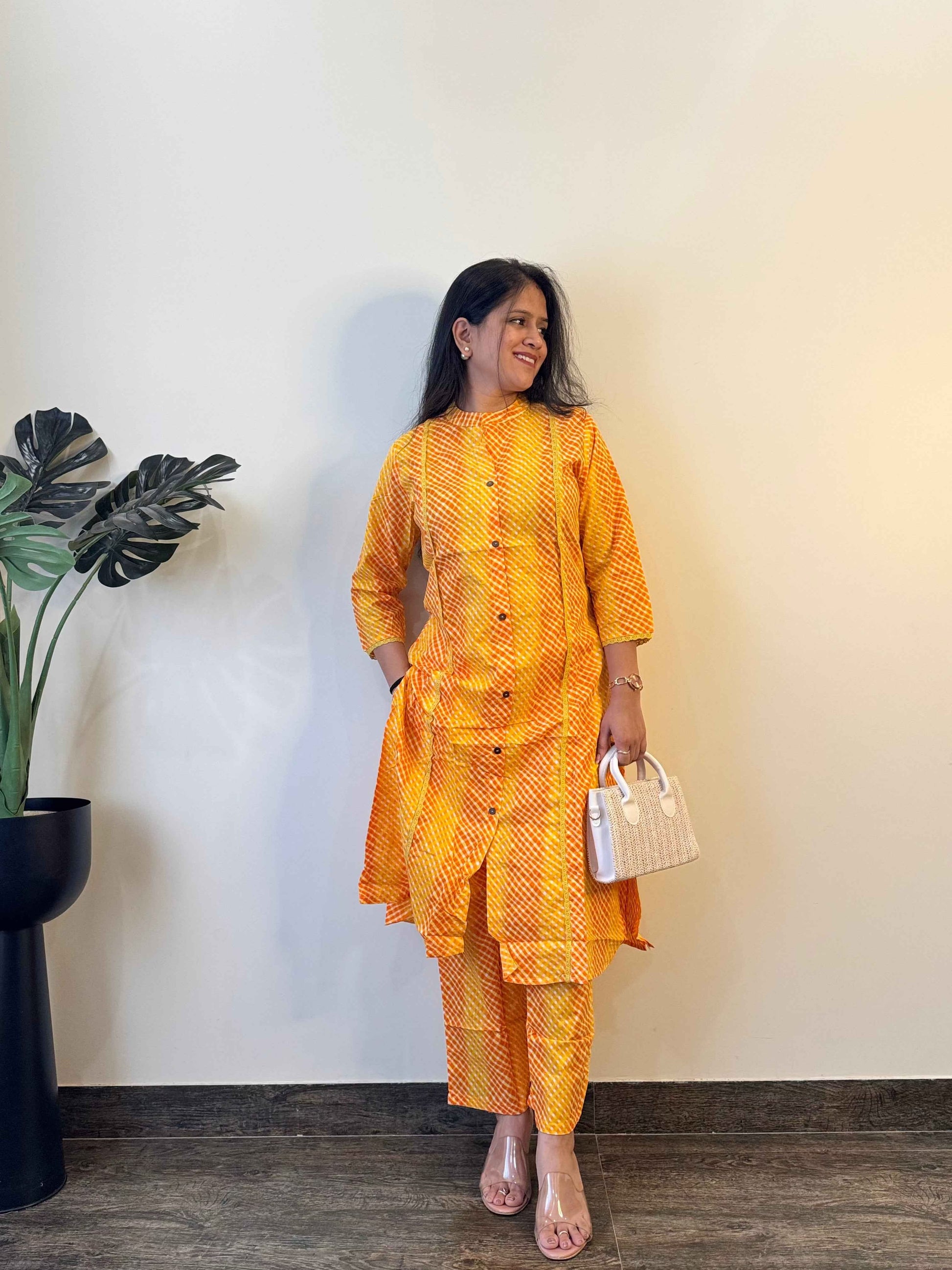 Pure Cotton A Line Co Ords Set