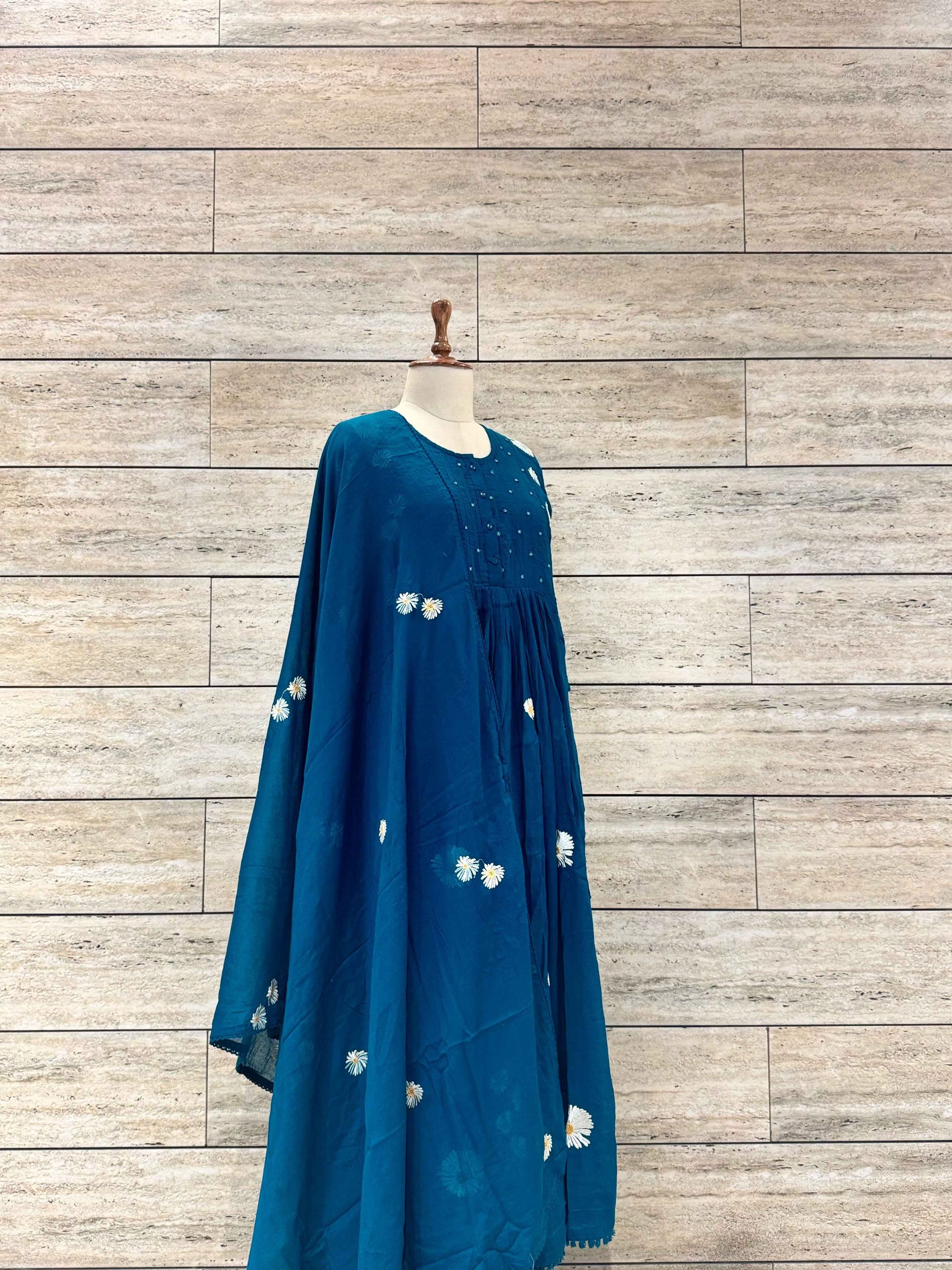 Premium Mul Cotton A Line Anarkali Suits