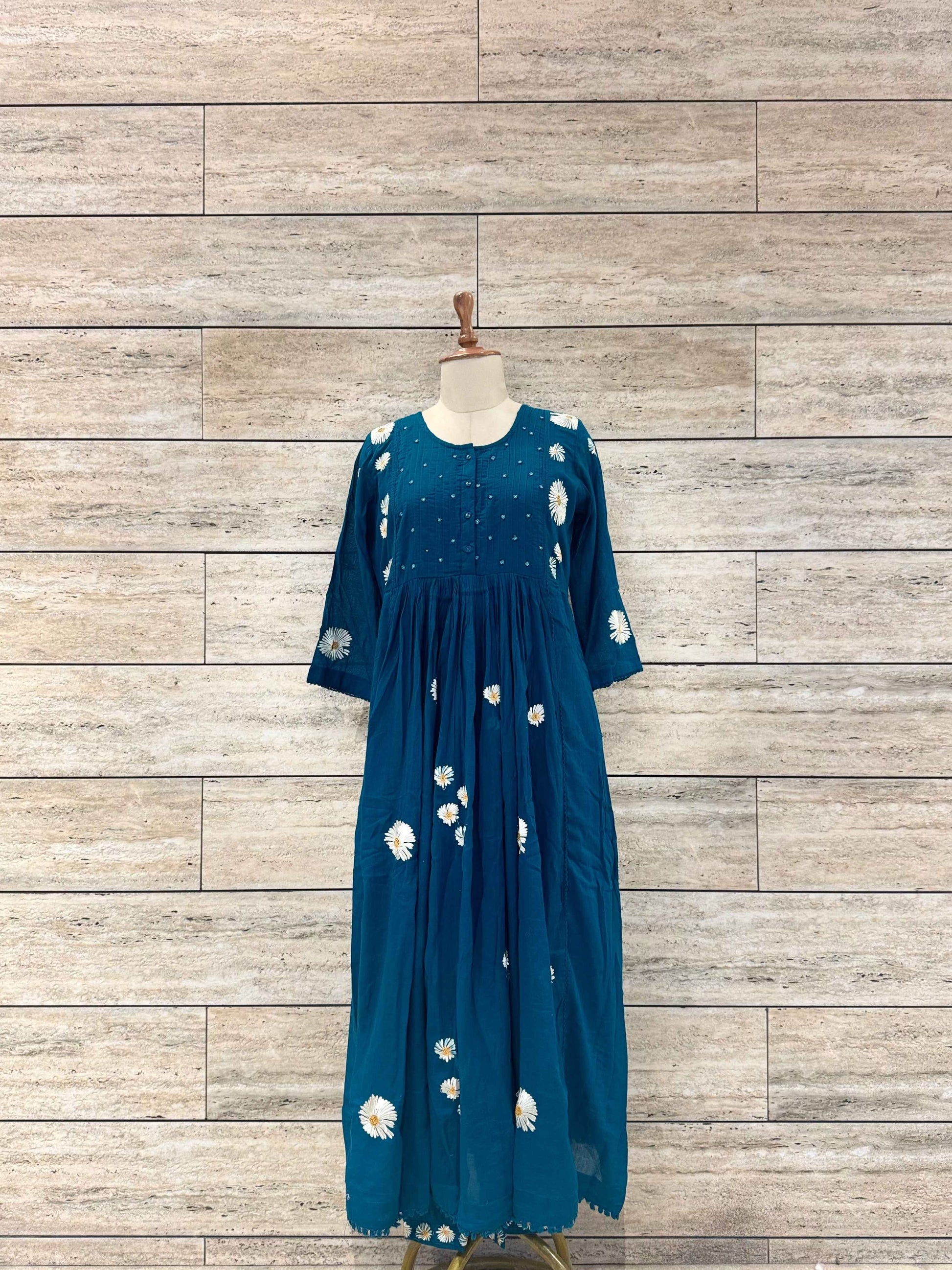Premium Mul Cotton A Line Anarkali Suits