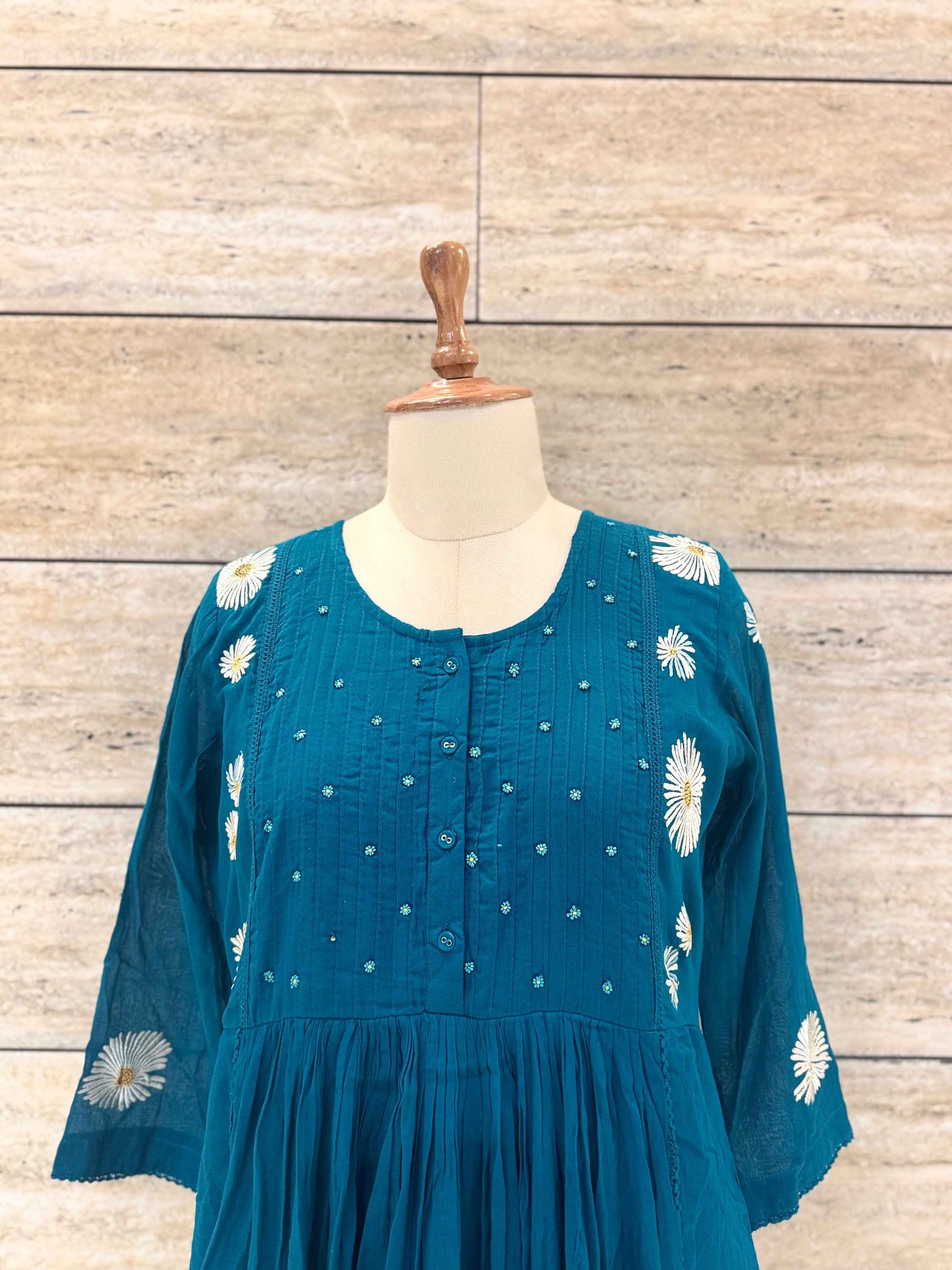 Premium Mul Cotton A Line Anarkali Suits