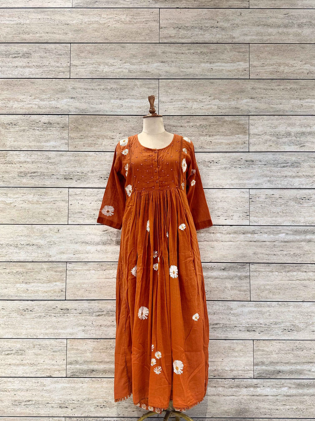 Premium Mul Cotton A Line Anarkali Suits