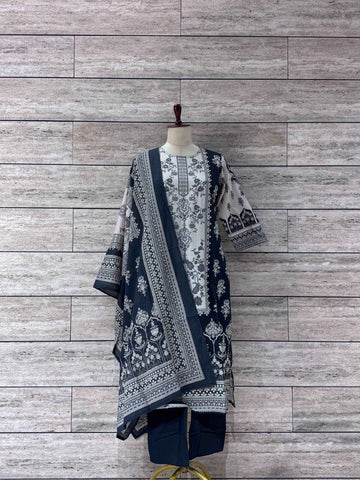 (Copy) Cotton Digital Print Dupatta Sets - DPS001