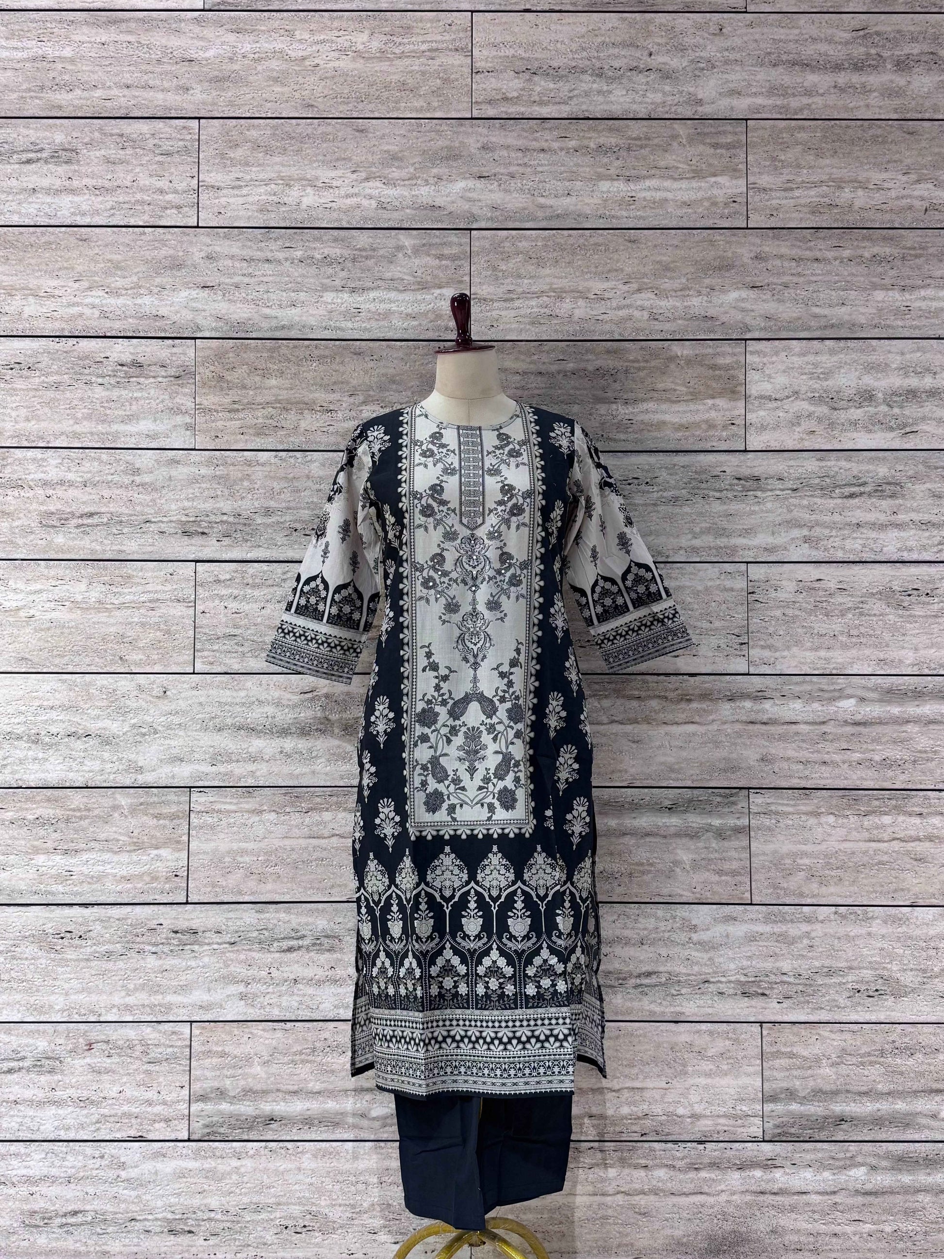(Copy) Cotton Digital Print Dupatta Sets - DPS001