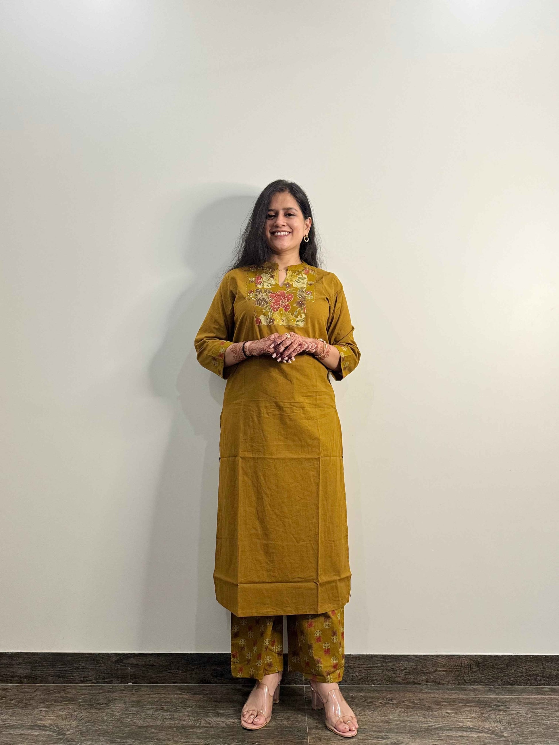 Pure Cotton Straight Dupatta Set