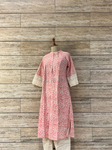 Floral Print Two Piece Pant Set RS012