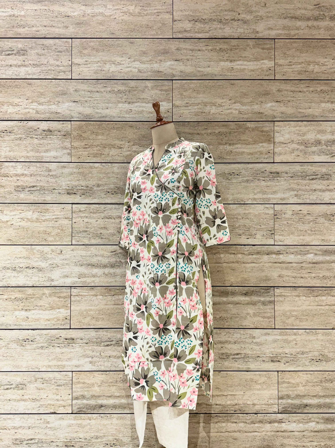 Angrakha Two Piece pure cotton Floral Print pant sets AFR018