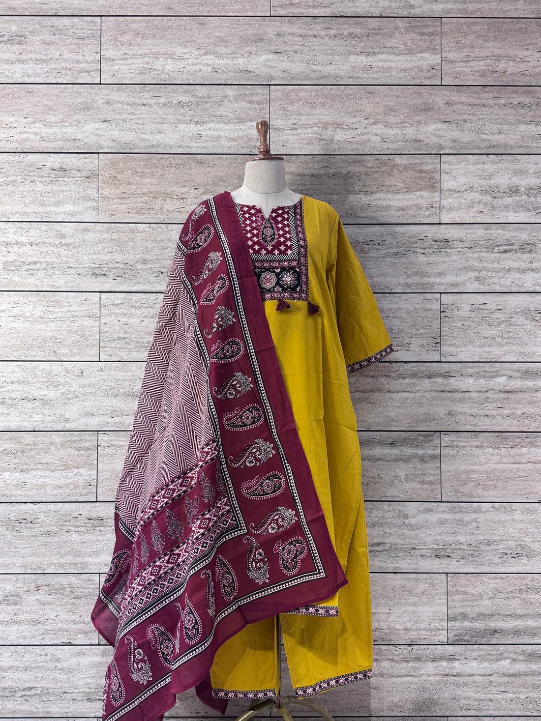 Plus size Cotton suit. - FL011