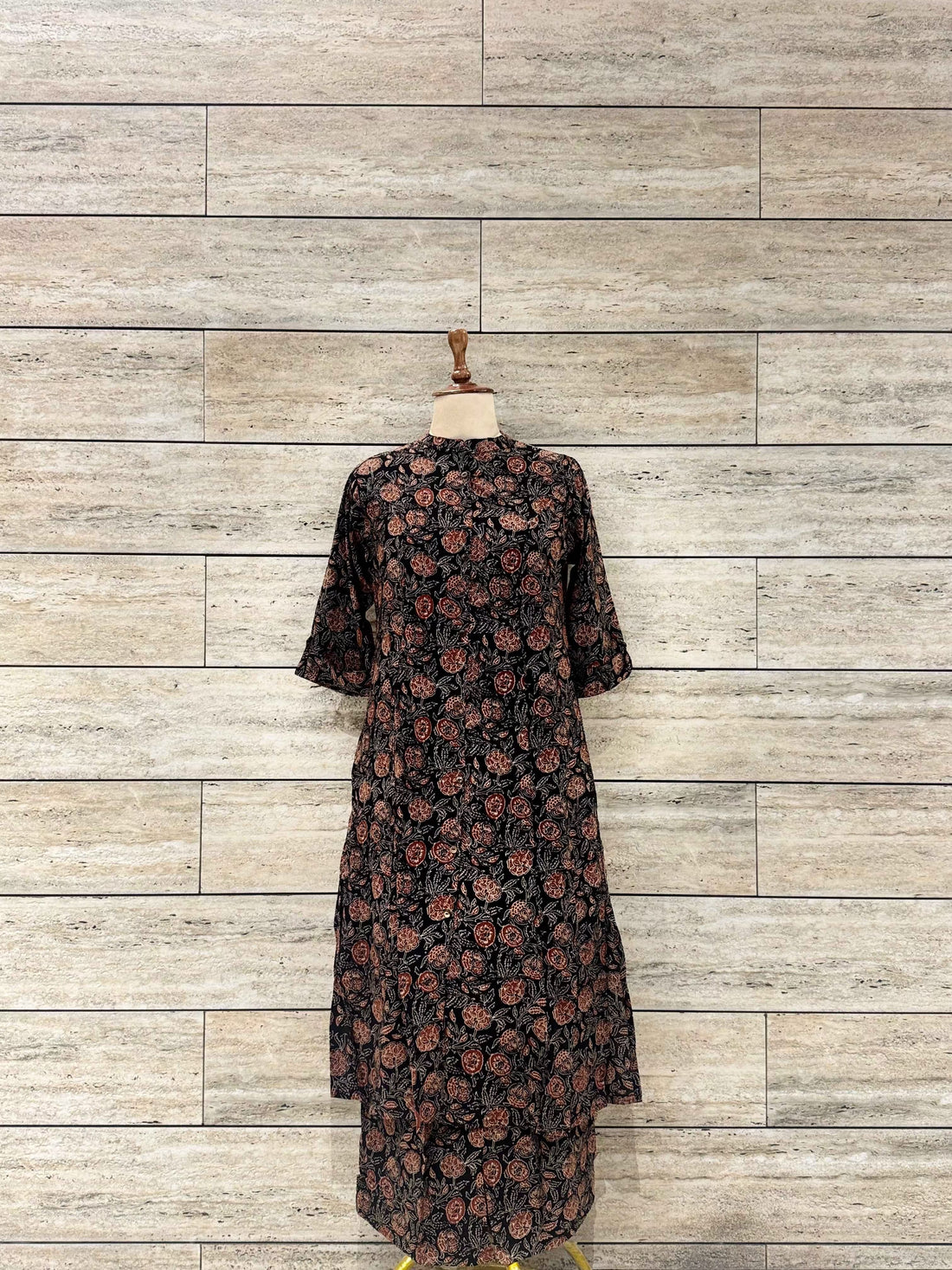 Floral Print Pure Cotton Two Piece Pant Set RS020