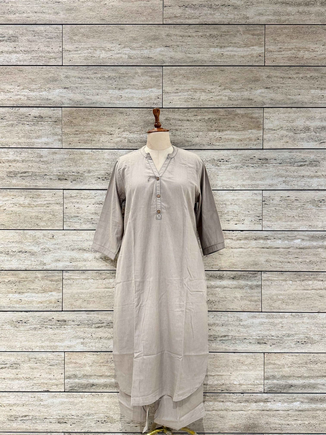 V Neck Two Piece Apple Cut pant Set RS049