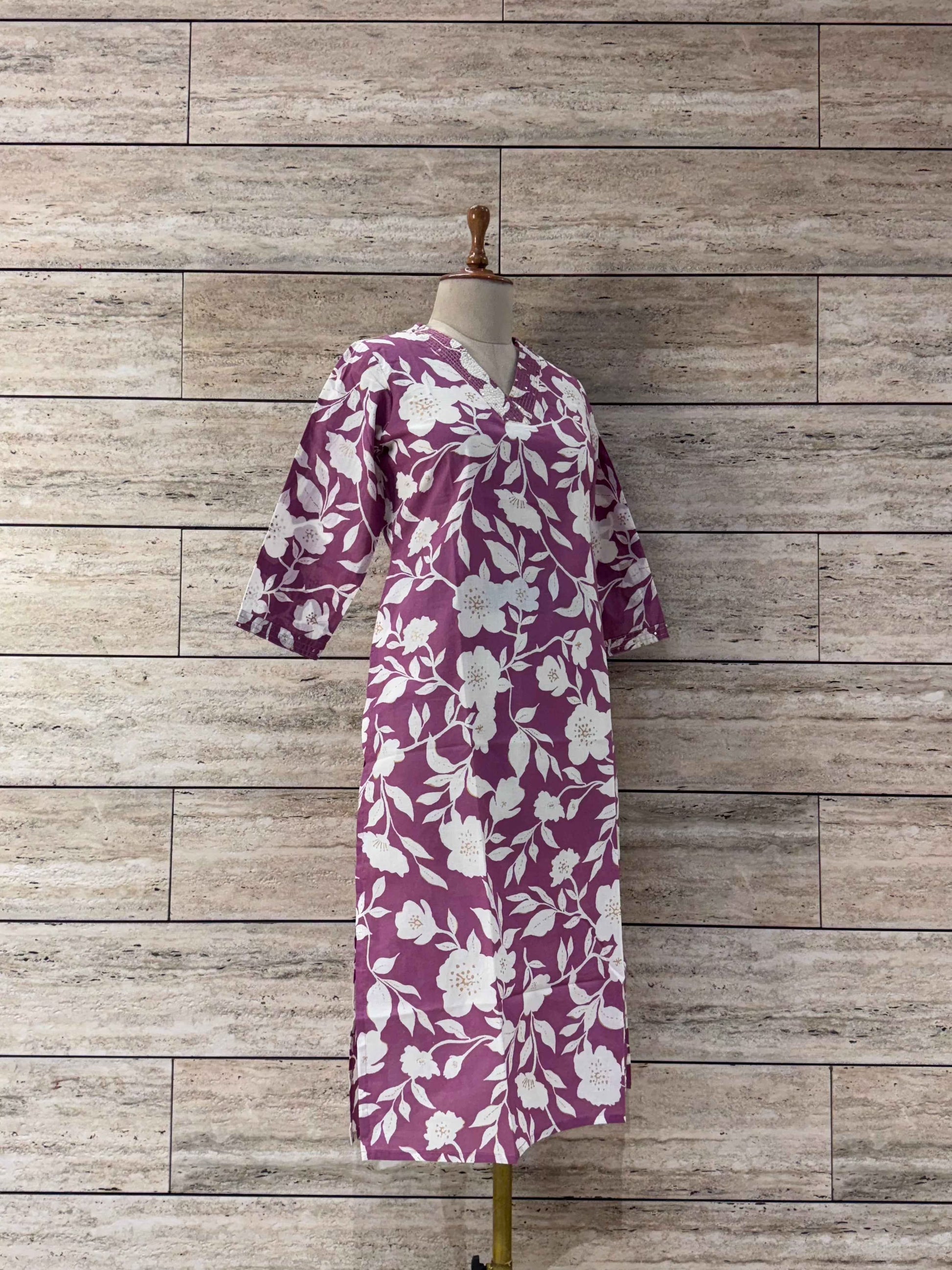 Pure Cotton Straight Fit Kurta - OK004