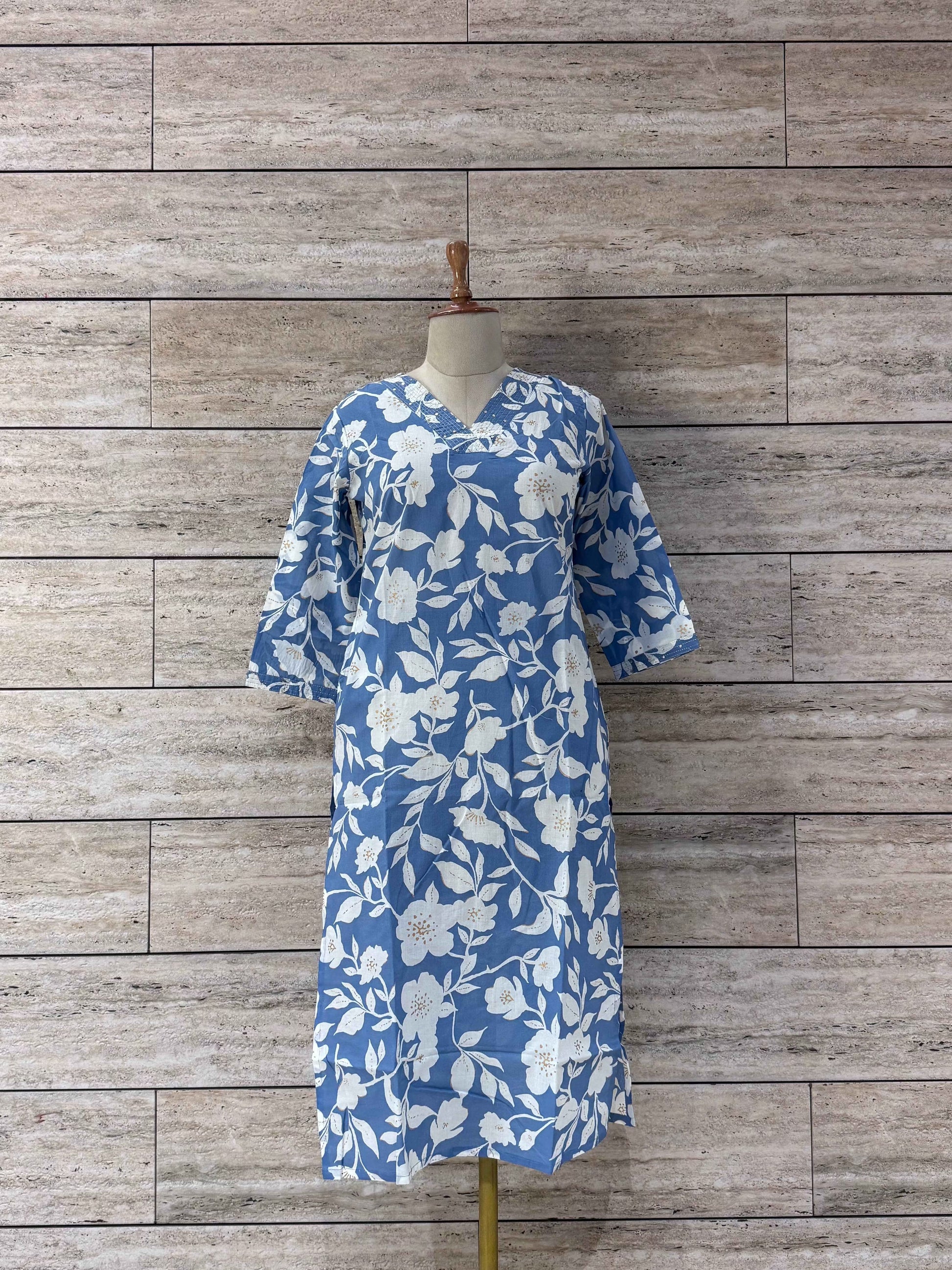 Pure Cotton Straight Fit Kurta - OK004