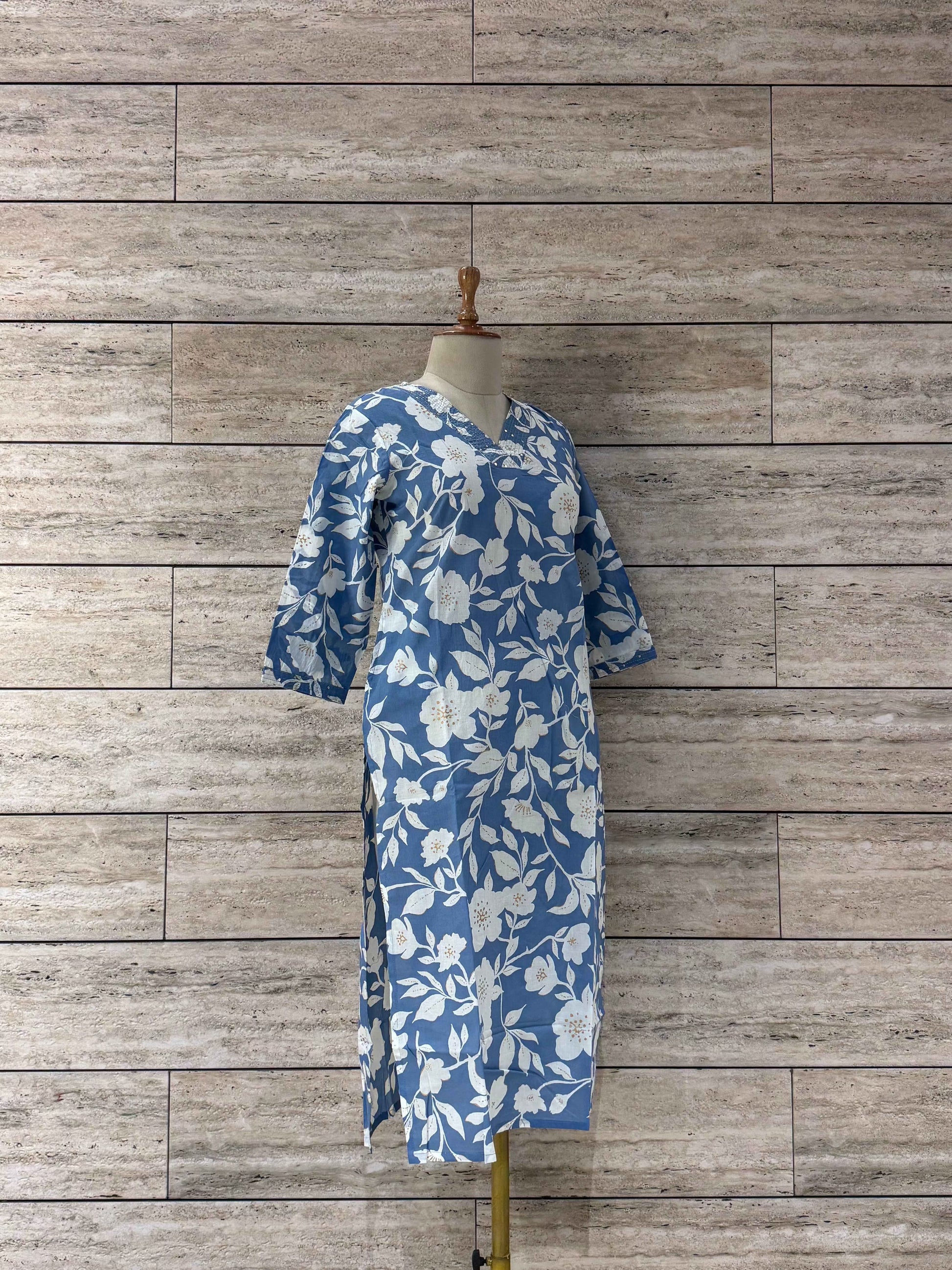 Pure Cotton Straight Fit Kurta - OK004