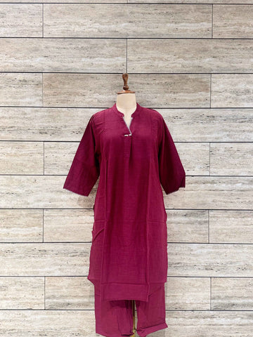 Cotton Flex Two Piece Pant Set RS038