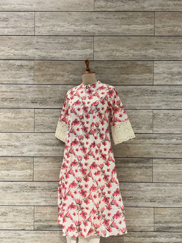 Floral Print Two Piece Pant Set RS055