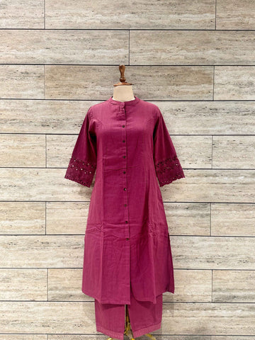 Apple Cut Two Piece Pant Set RS037