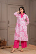 Floral Print Pure Cotton Two Piece Pant Sets - PS014