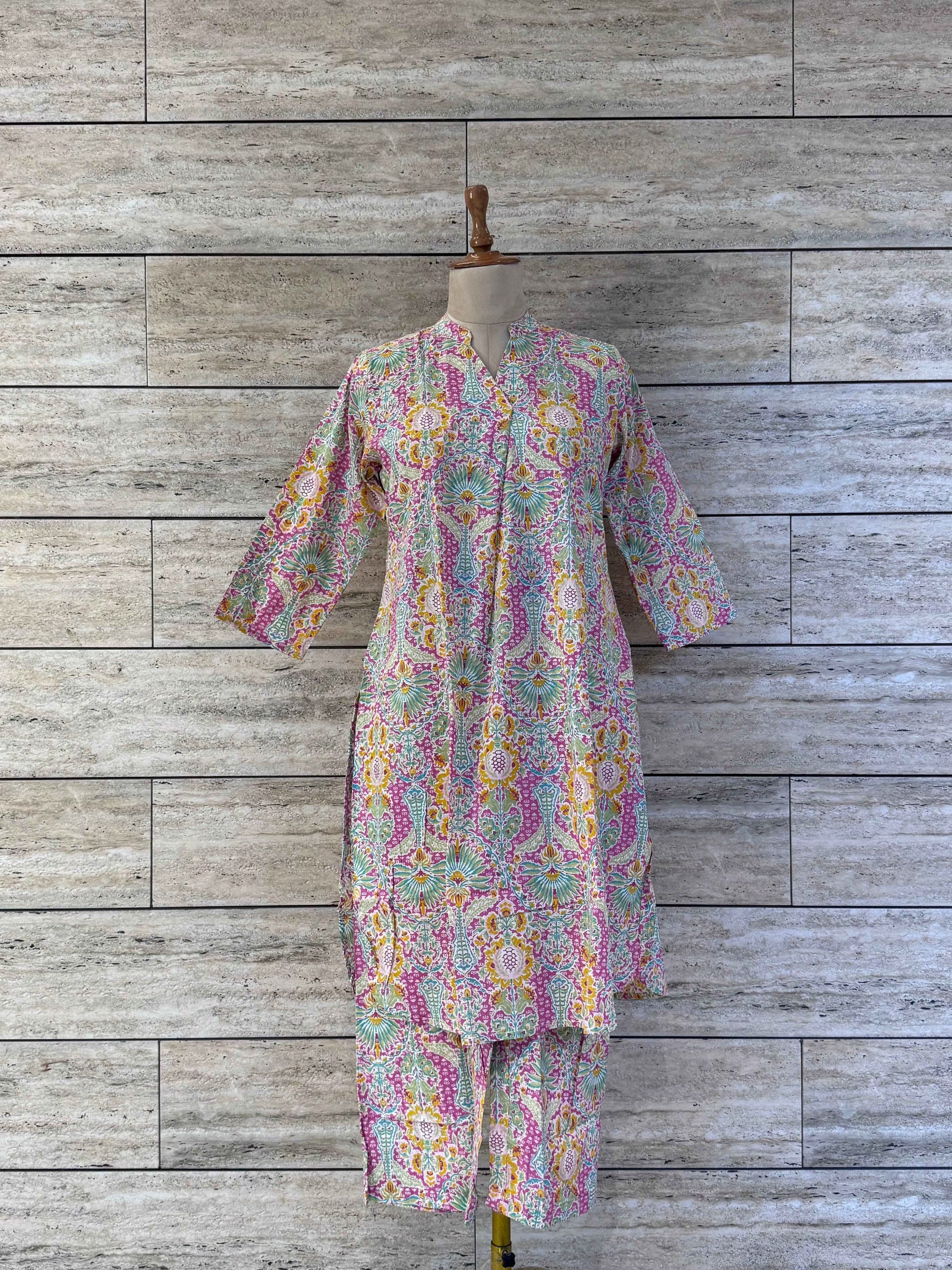 Apple Cut Cotton Co Ord Sets - COS016