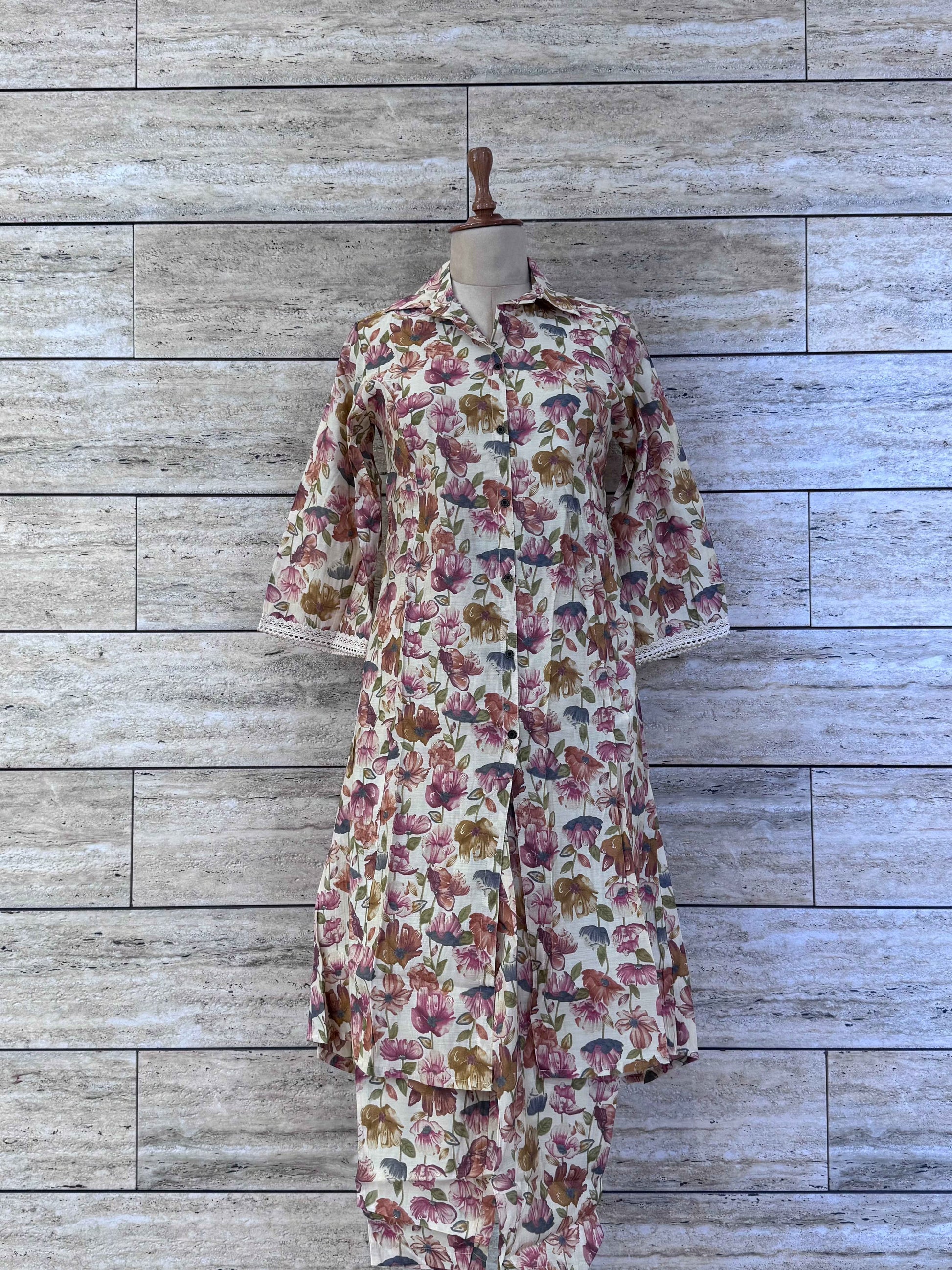 Muslin two piece Co Ord Set (