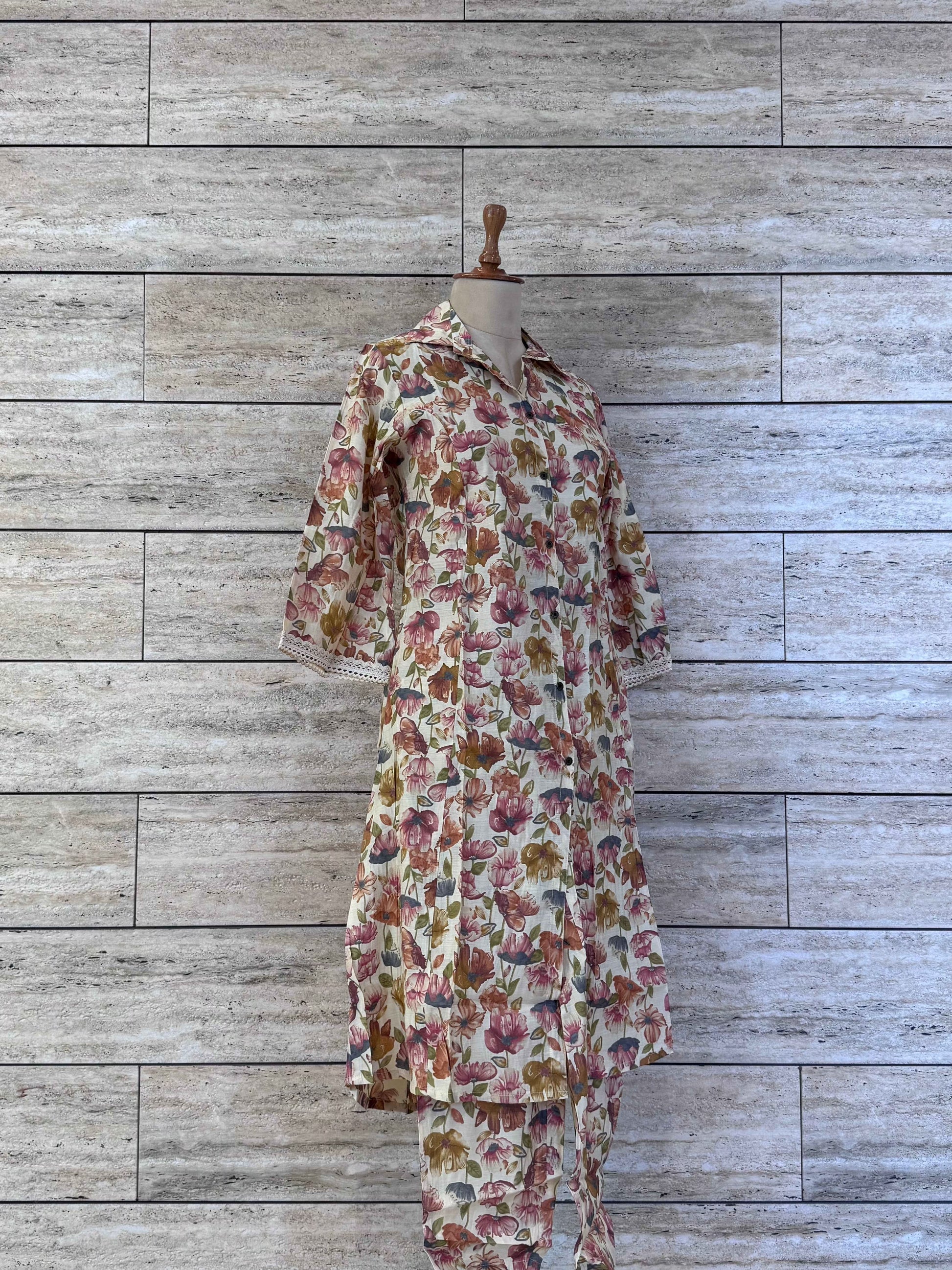 Muslin two piece Co Ord Set (