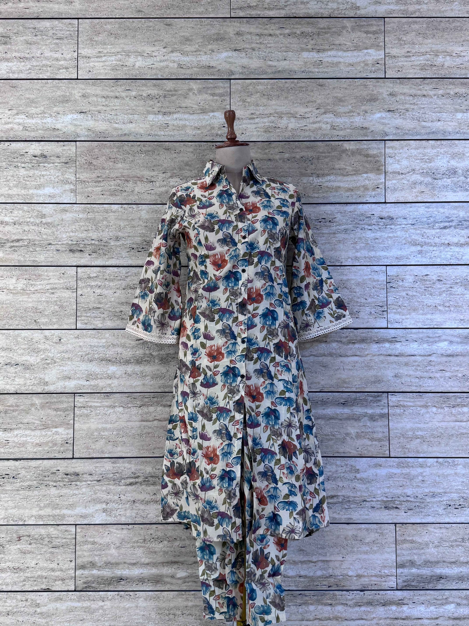 Muslin two piece Co Ord Set (