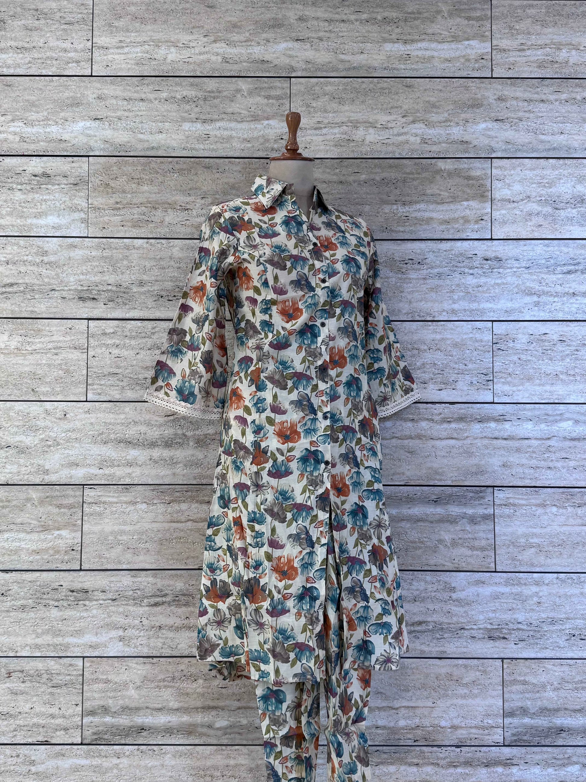 Muslin two piece Co Ord Set (
