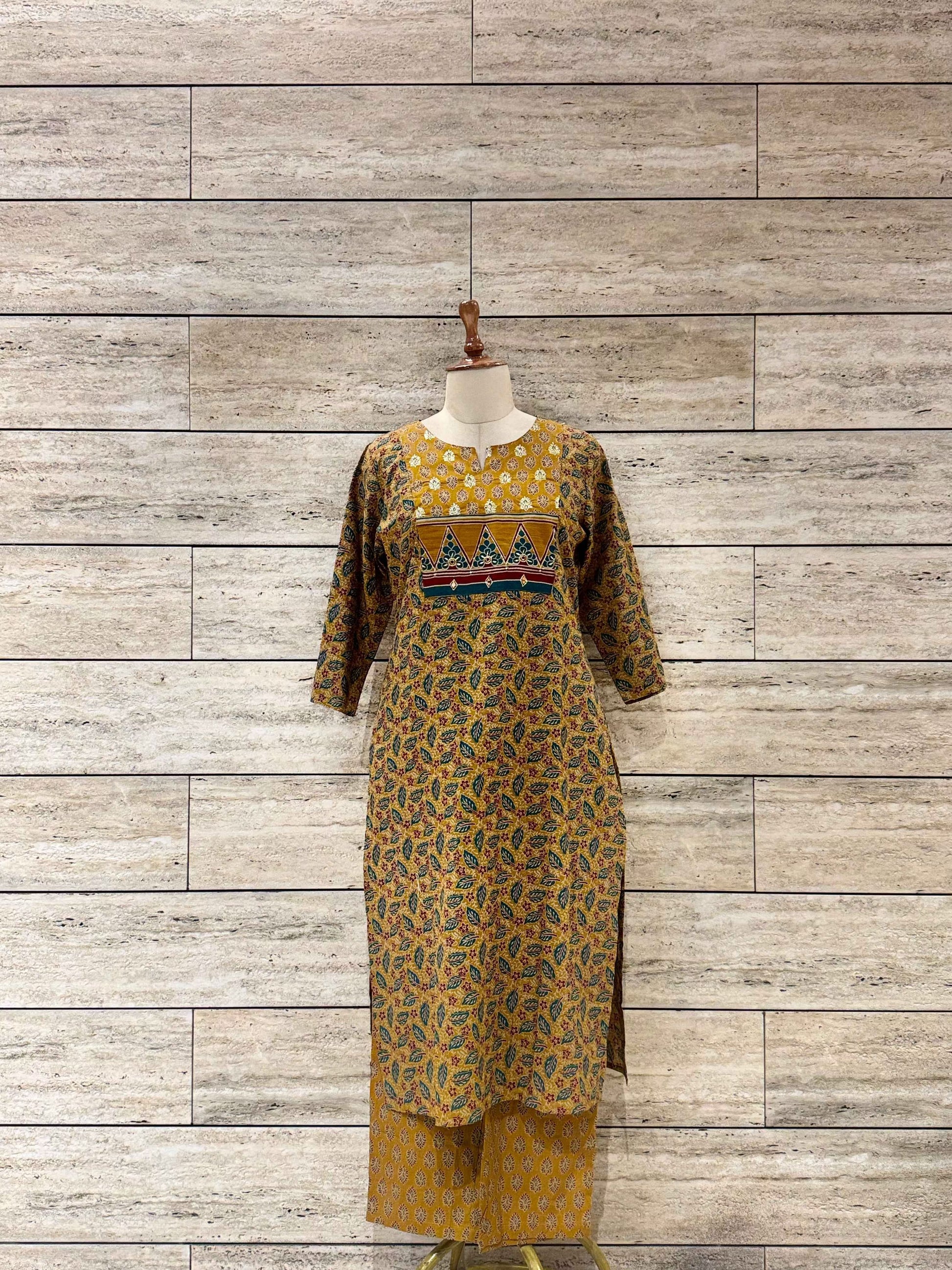 Pure Cotton Three Piece Dupatta Set