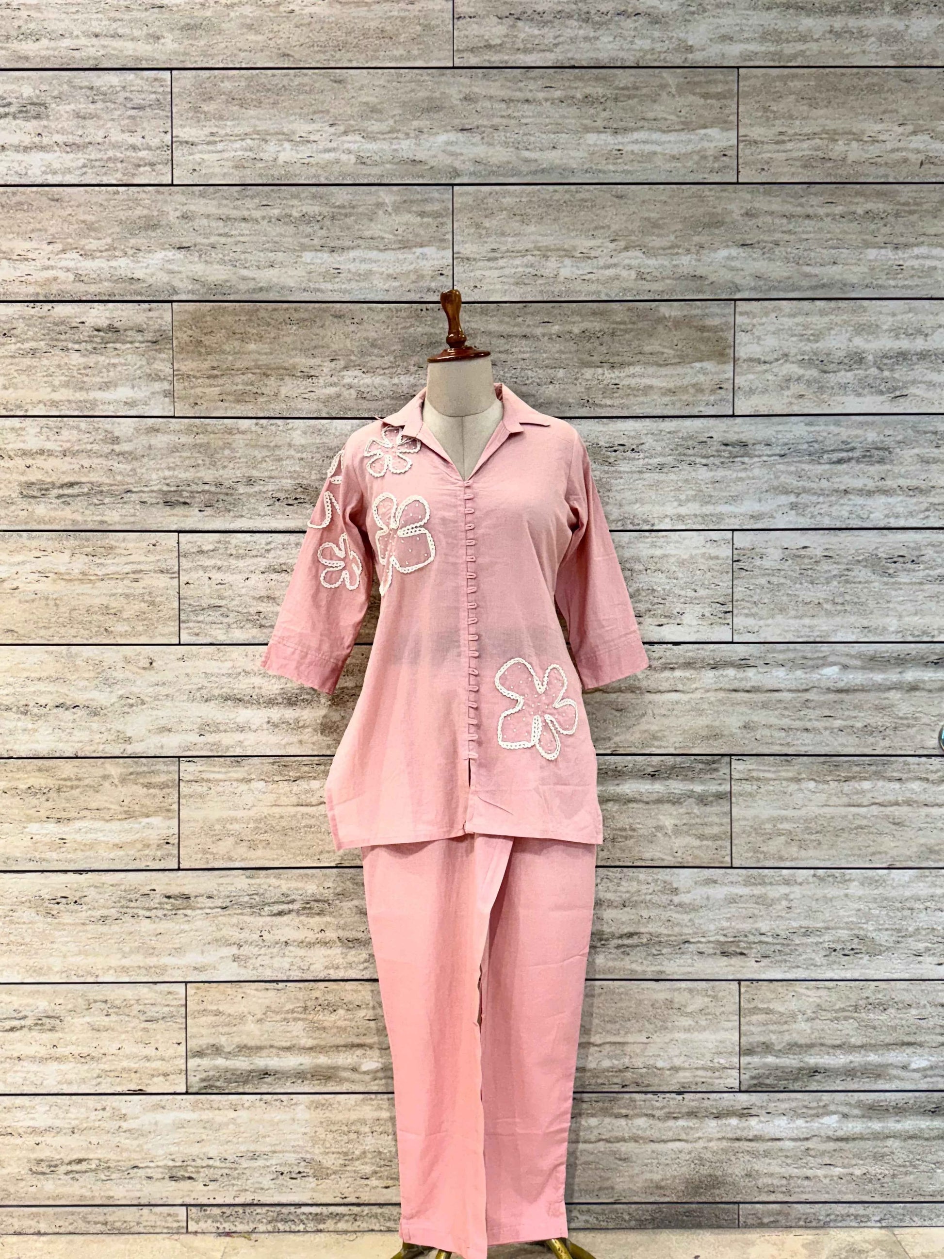 Pure Cotton Two Piece Co Ord Set