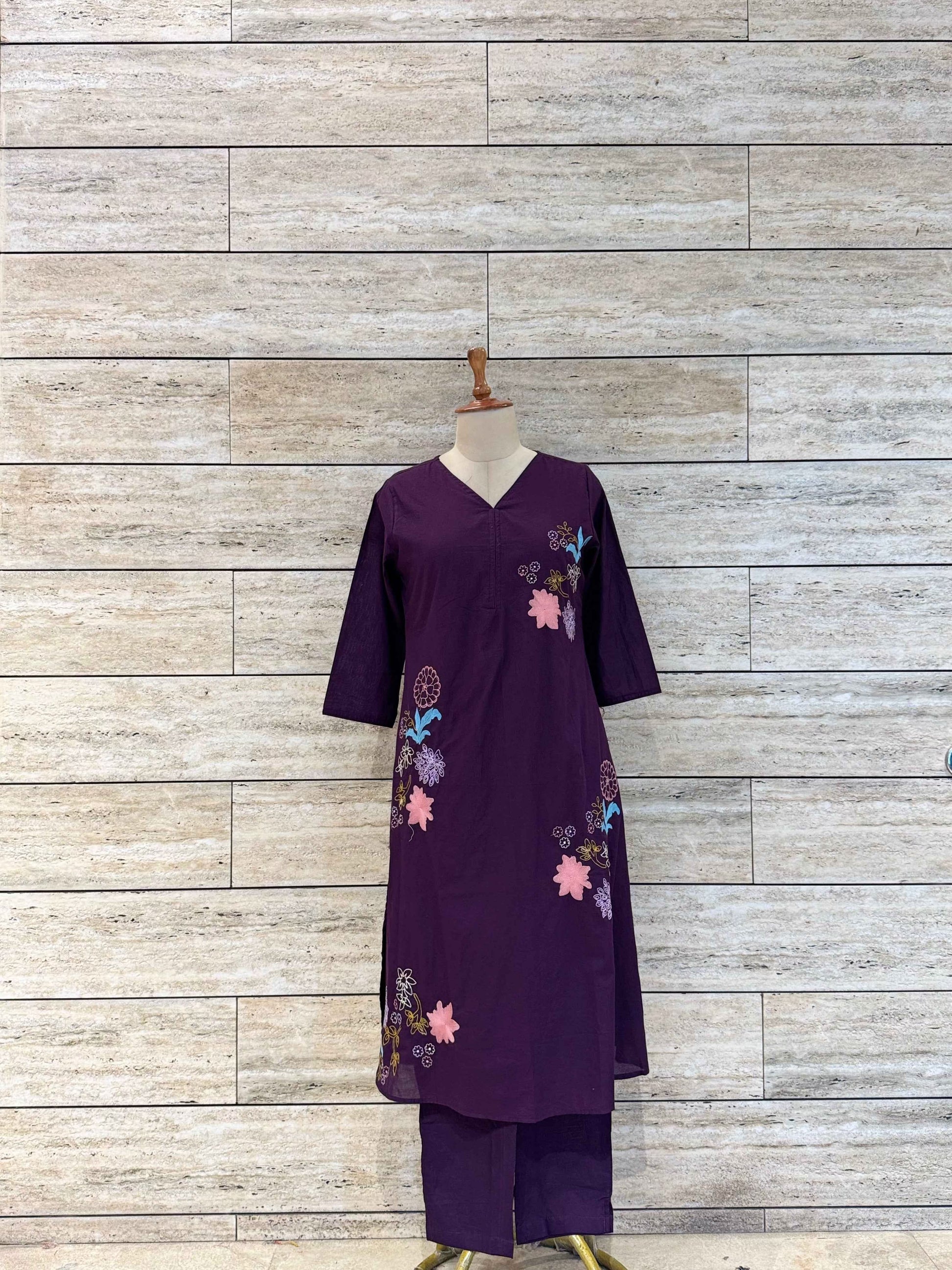 Pure Cotton Three Piece Dupatta Set