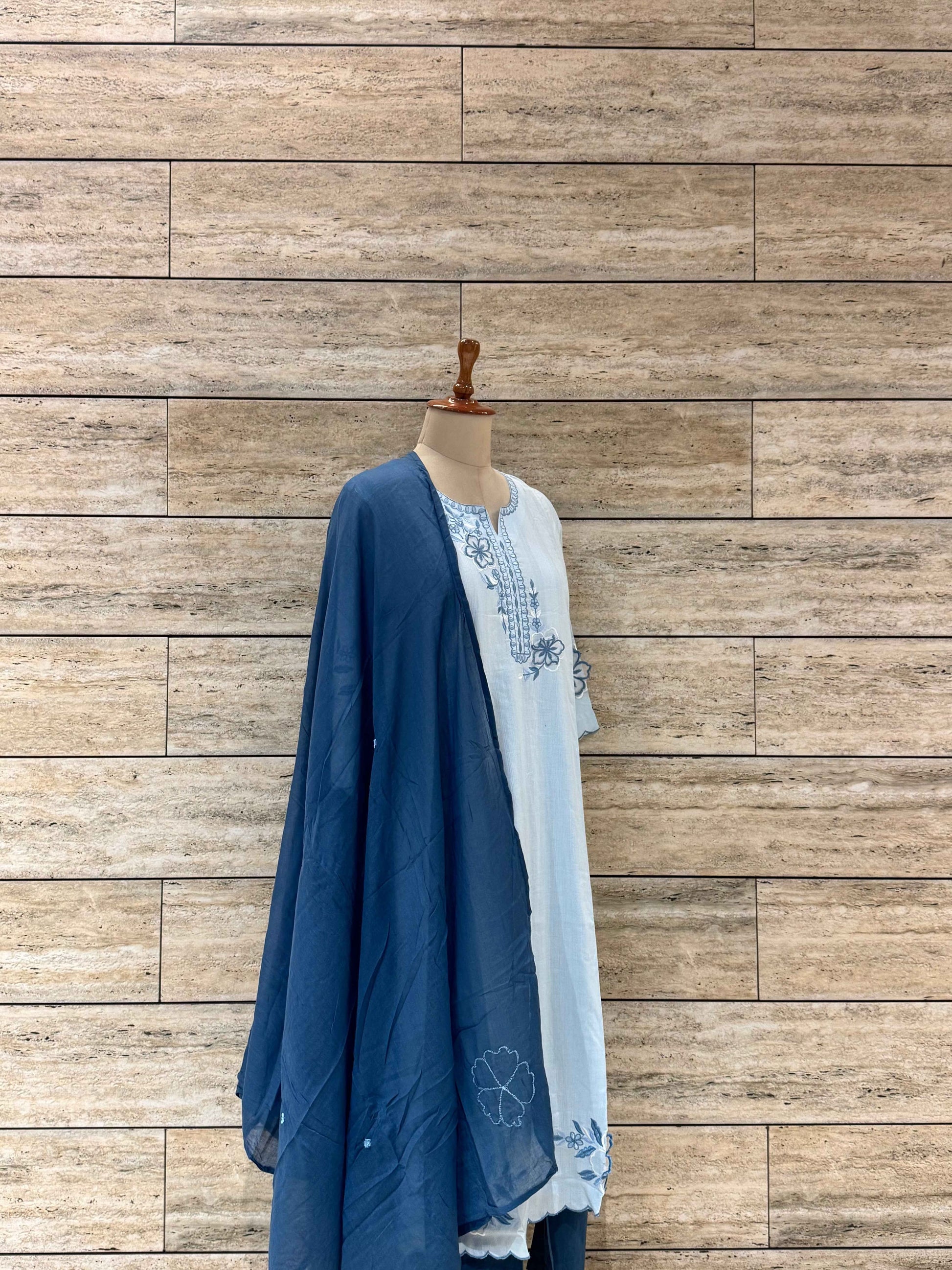 Pure Cotton Dupatta Set